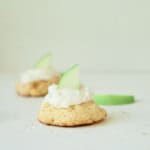 Two apple pie cookies.