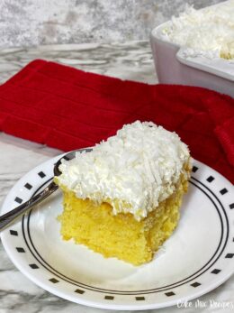 Pineapple Coconut Poke Cake - Cake Mix Recipes