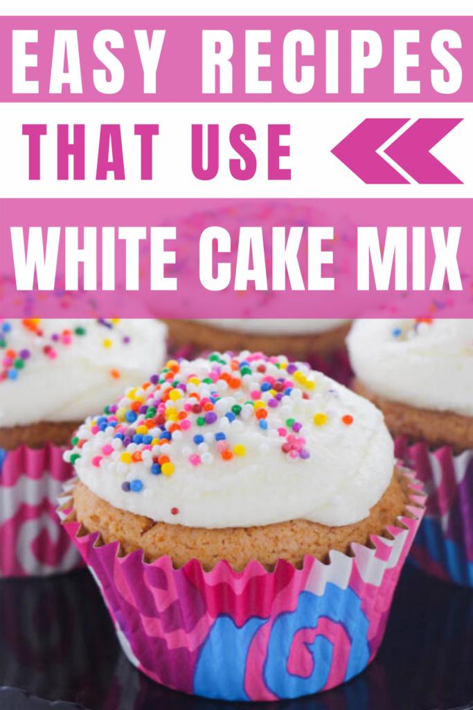 recipes that use white cake mix
