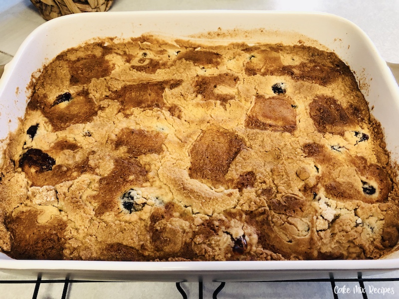 cobbler baked and ready to cool and serve. 