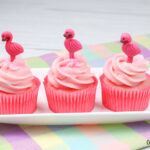 Featured image showing the finished strawberry milk cupcake recipe ready to eat.