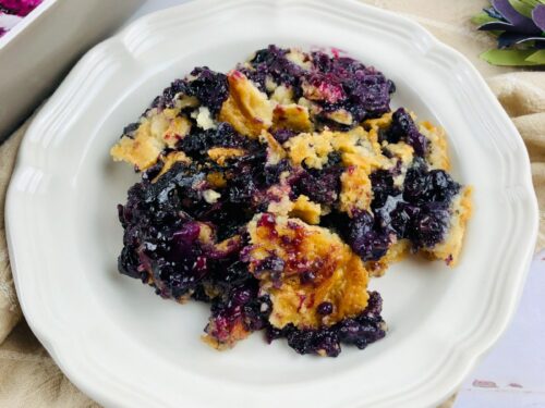 Blueberry Pudding Cake | Just A Pinch Recipes