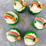 A circle of sweet and delicious desserts.