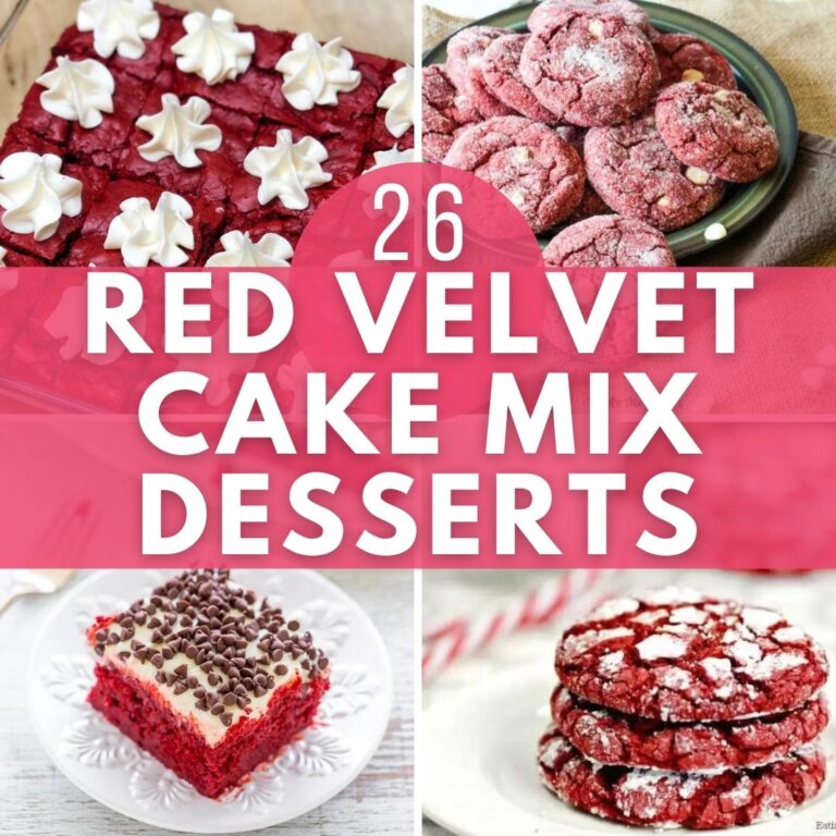 Doctored Red Velvet Cake Mix Desserts