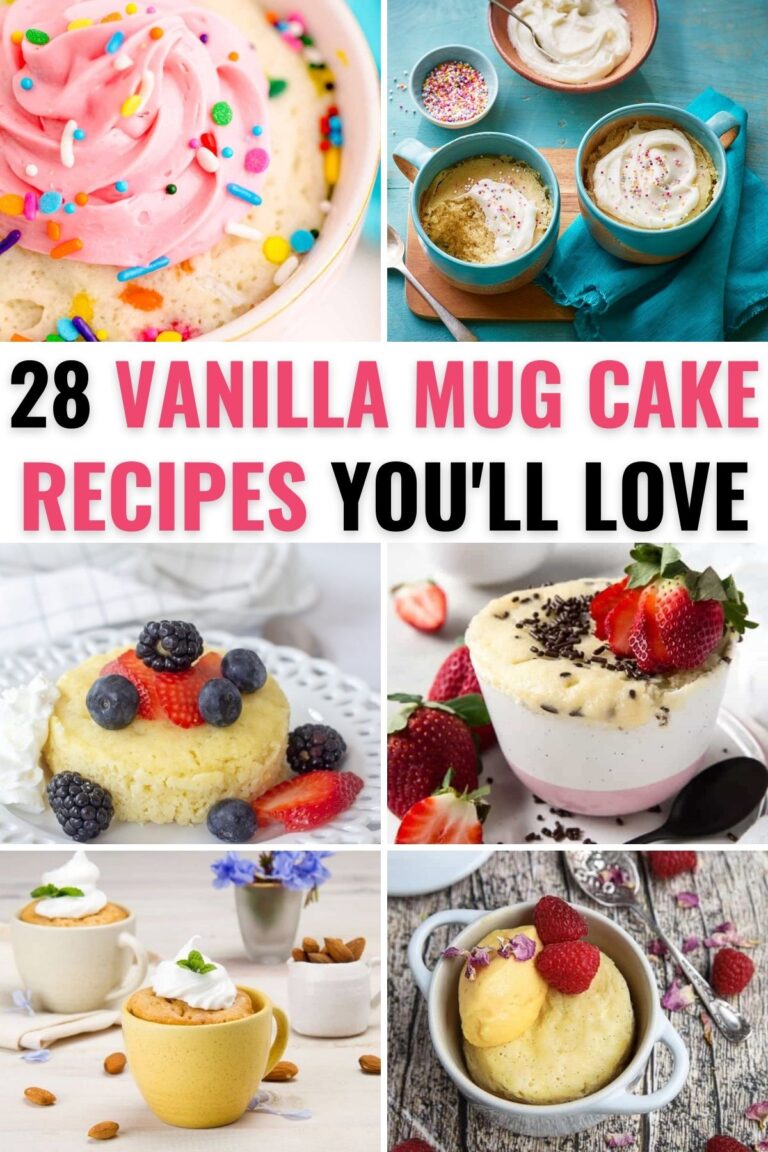 28 Vanilla Mug Cake Recipes