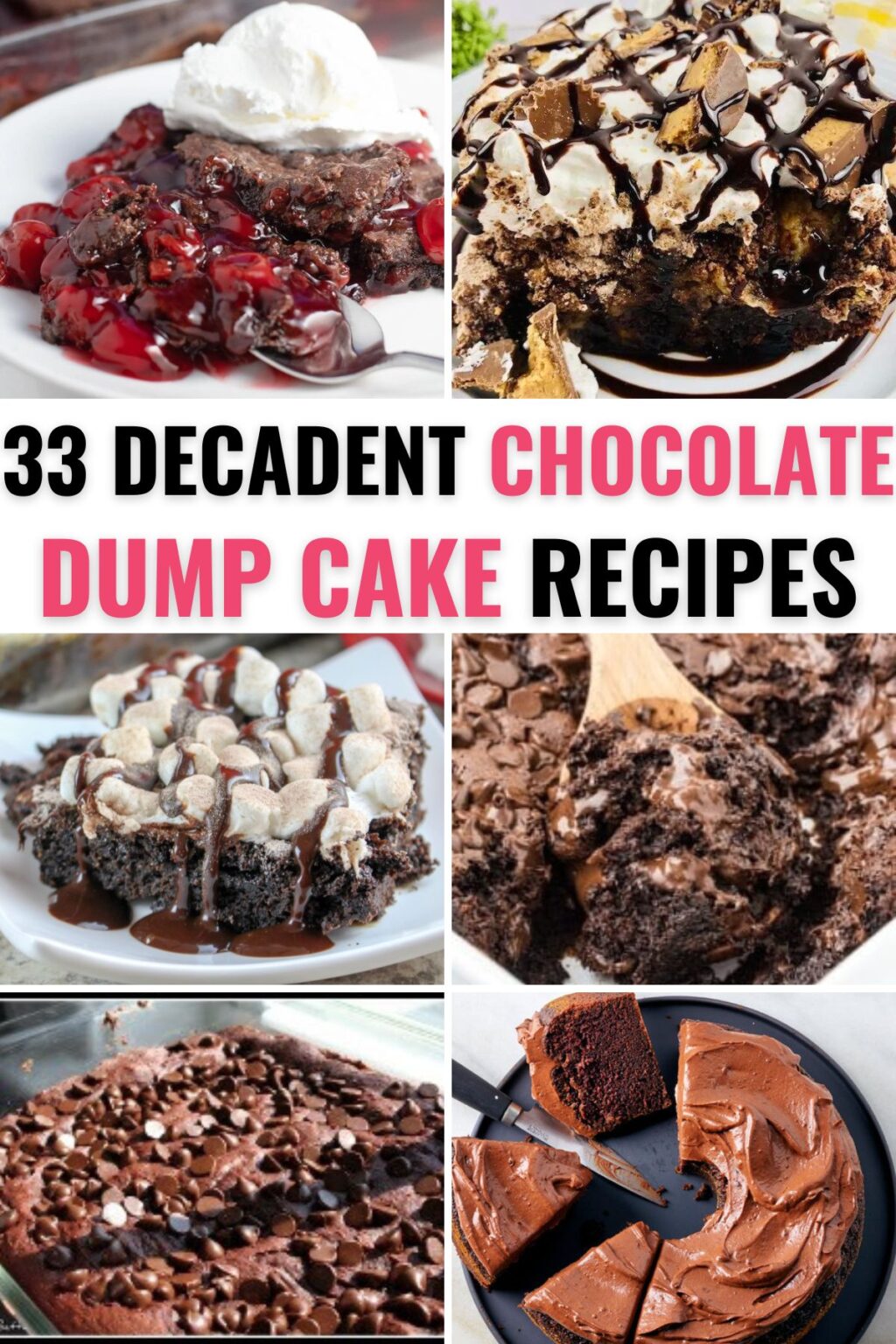 33 Decadent Chocolate Dump Cakes Cake Mix Recipes