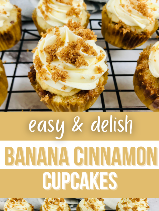 Banana and Cinnamon Cupcakes
