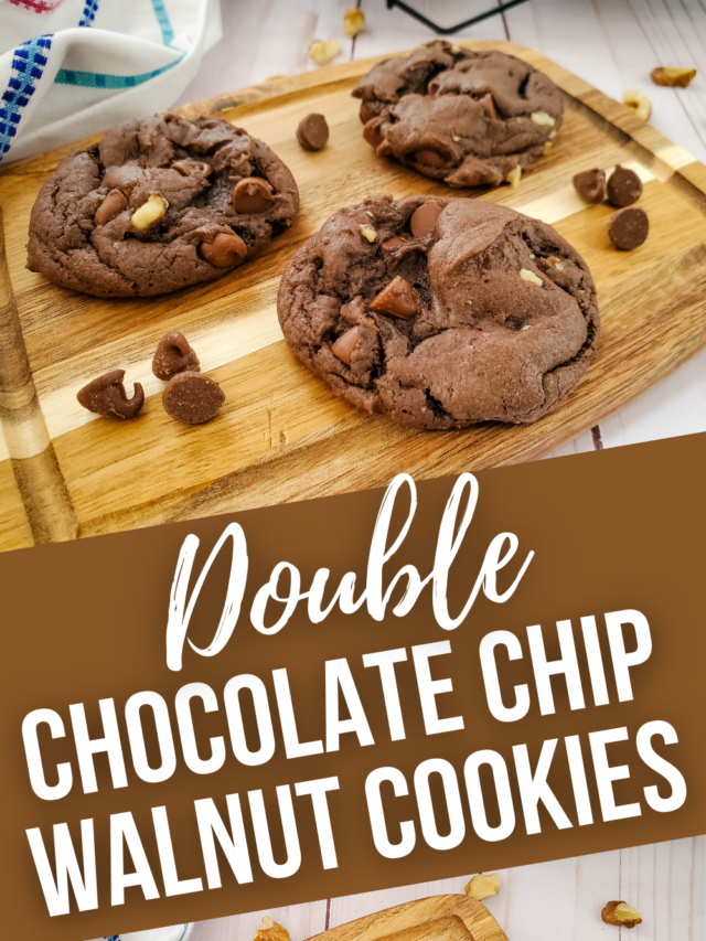 Double Chocolate Chip Walnut Cookies