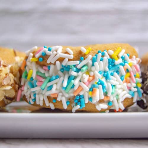 A platter of fun homemade ice cream sandwiches.