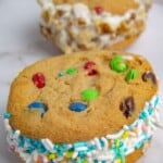 An M&M frozen treat.