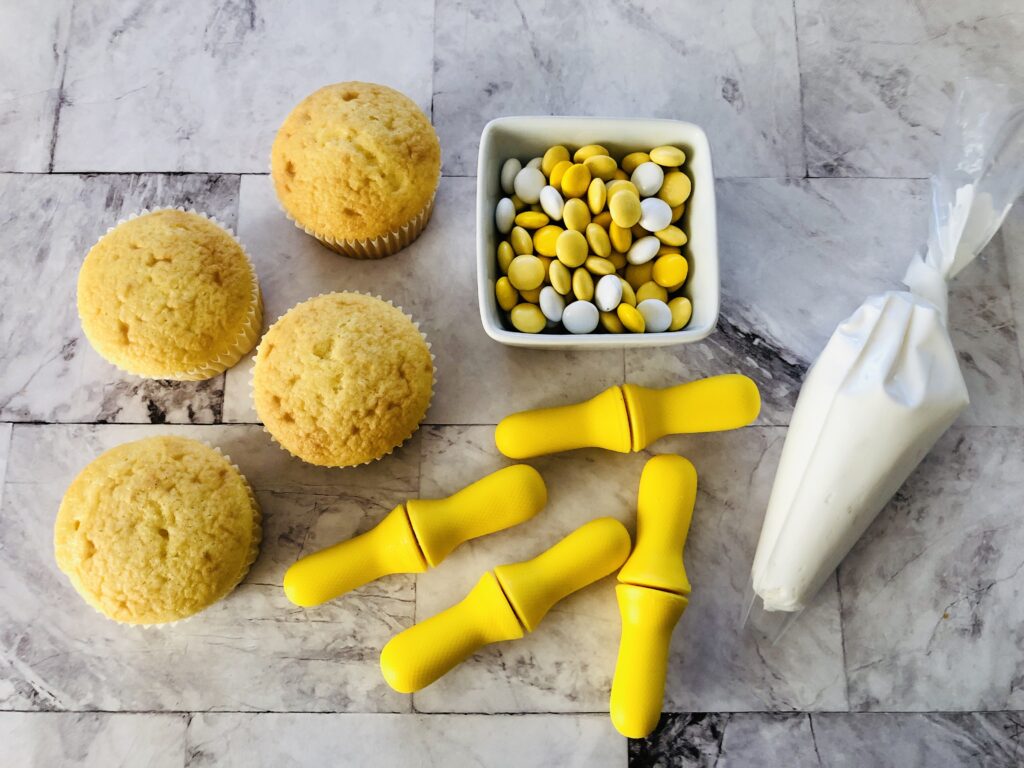 ingredients needed to make fun summer cupcakes