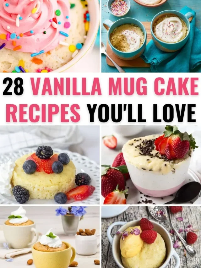 Easy Mug Cake with Cake Mix Recipes