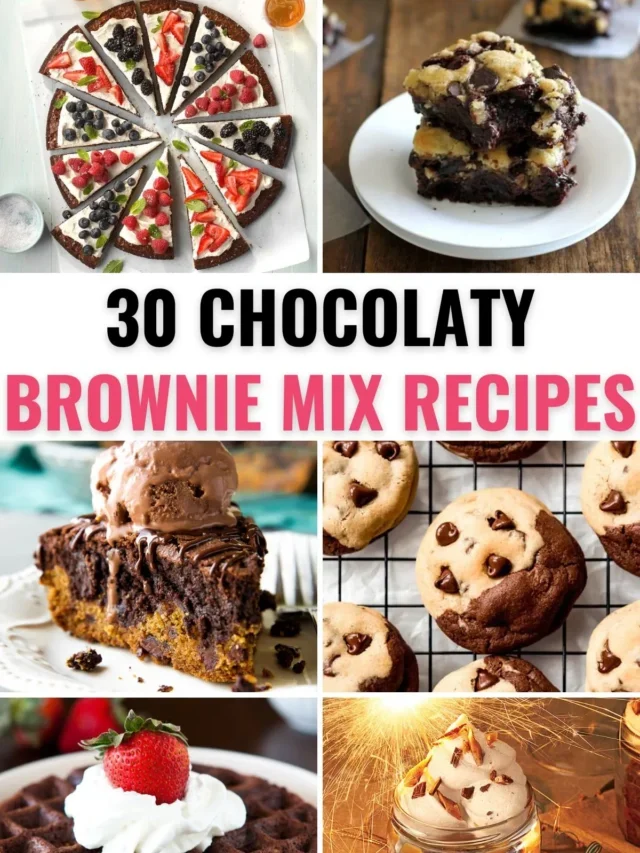 30 Recipes with Brownie Mix