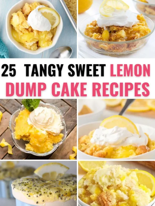 25 Lemon Dump Cake Recipes