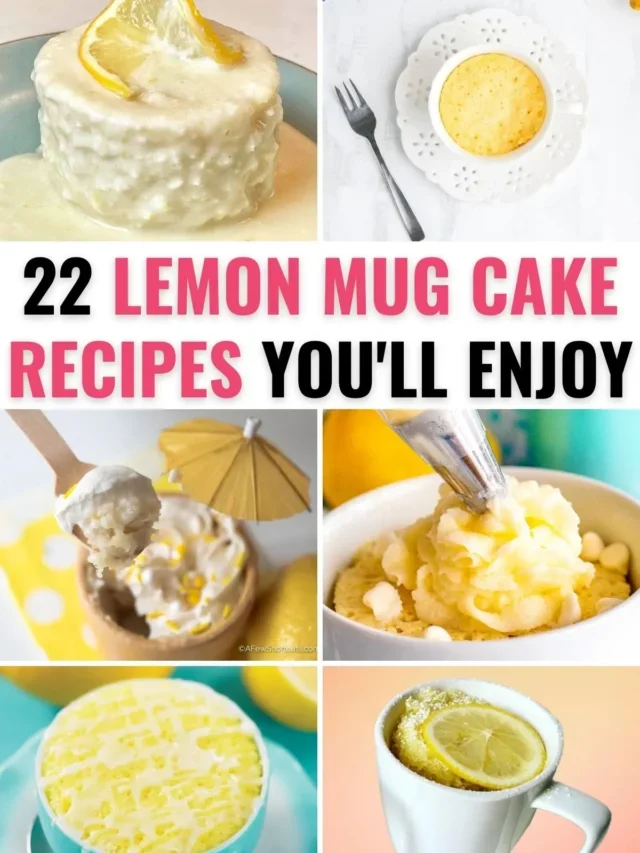 The Best Lemon Mug Cake Recipes