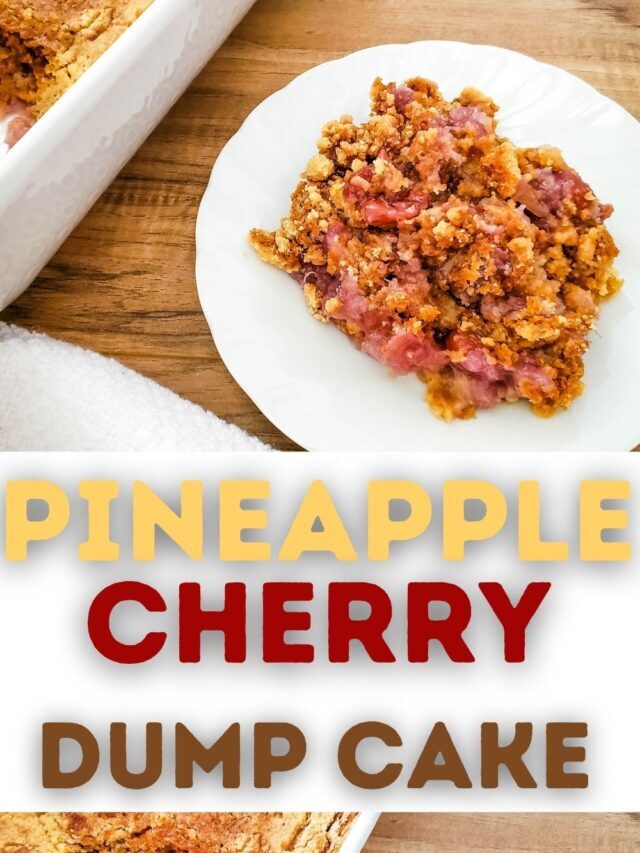Pineapple Dump Cake with Cherries