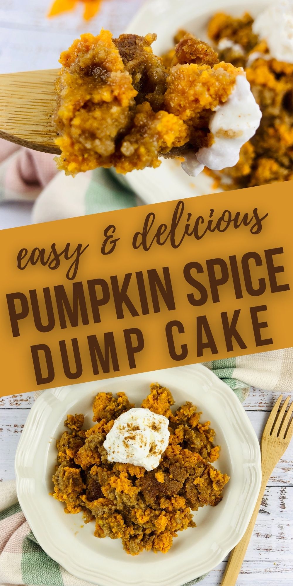 Pumpkin Spice Dump Cake | Cake Mix Recipes