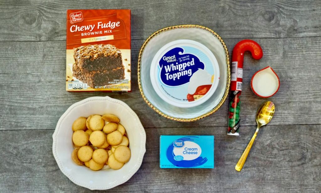 ingredients needed to make edible brownie batter