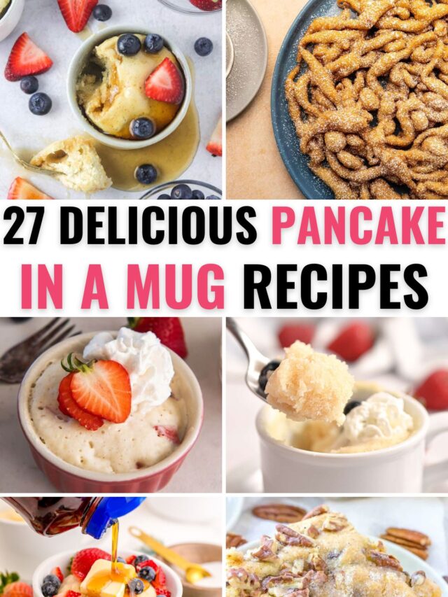27 Pancake in a Mug Recipes