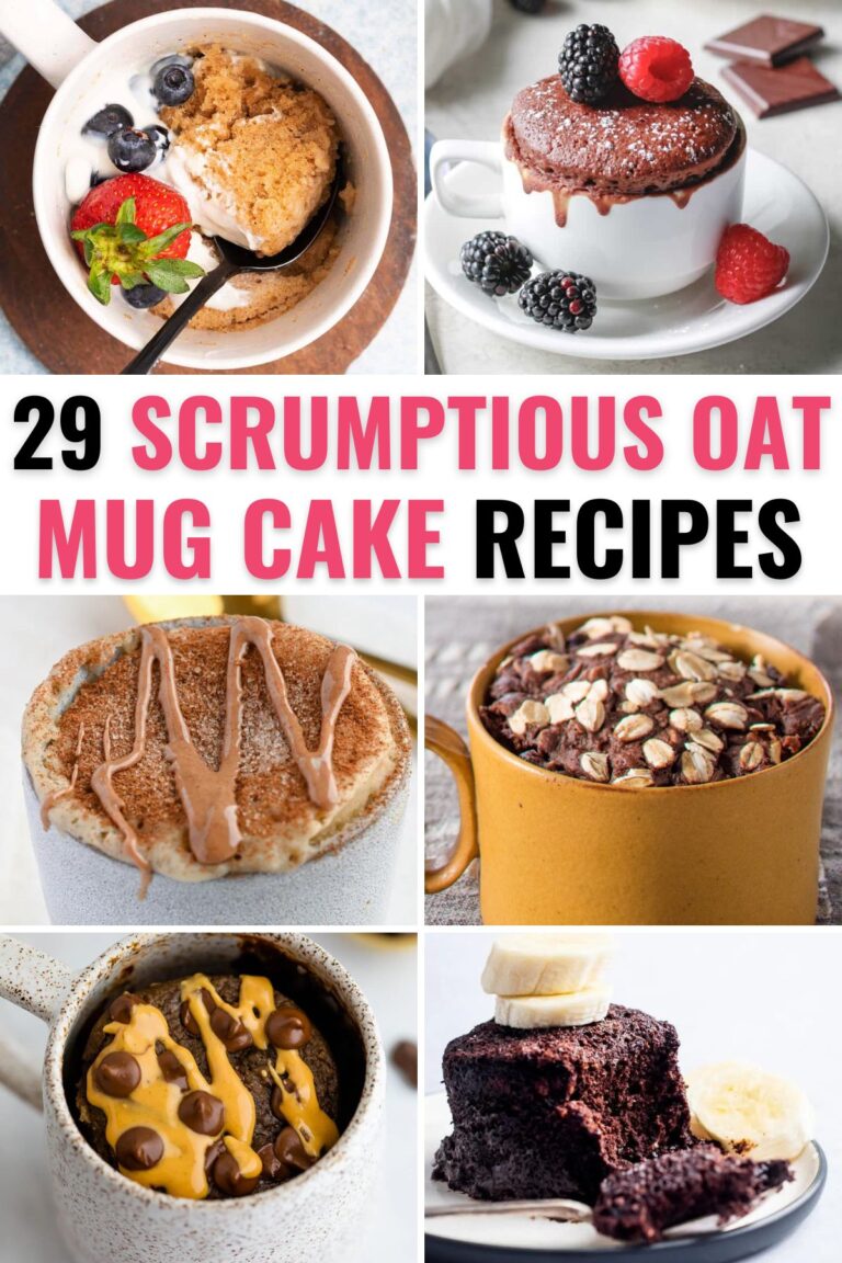 29 Oat Mug Cakes