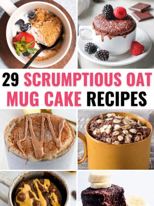 29 Oat Mug Cakes