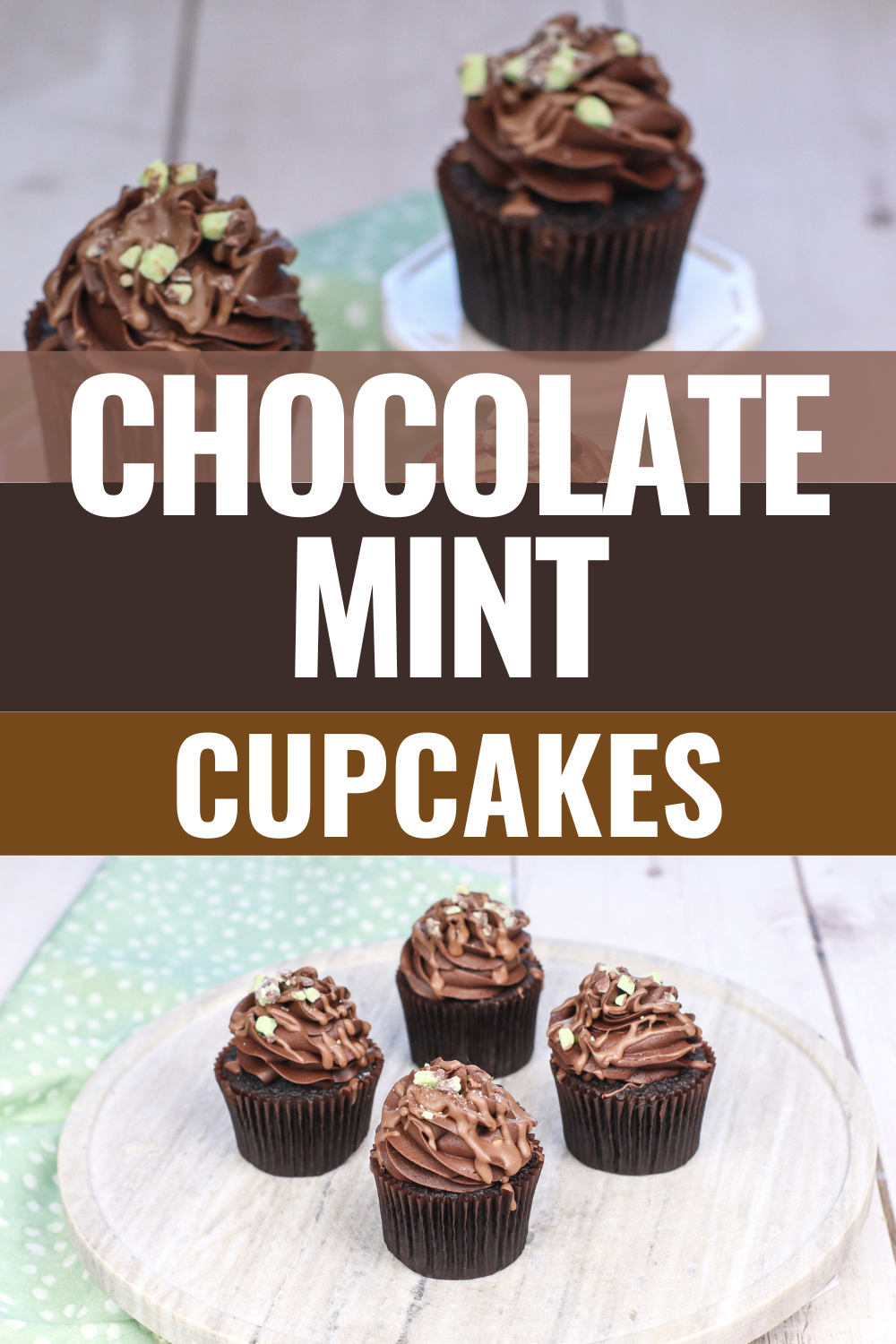 Chocolate Mint Cupcakes | Cake Mix Recipes
