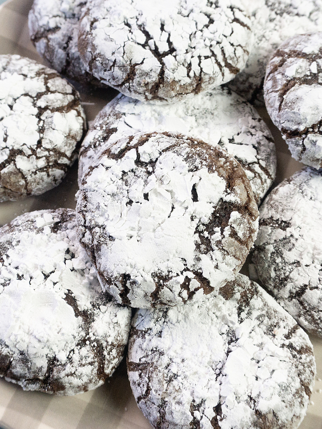 Crinkle Brownie Cookies - WEBSTORY COVER