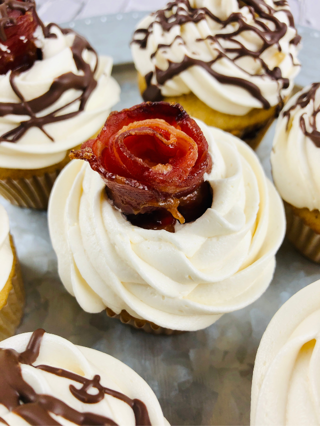 Maple Bacon Cupcakes - WEBSTORY COVER