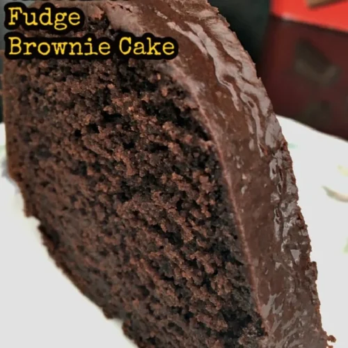 nannys chocolate fudge brownie cake