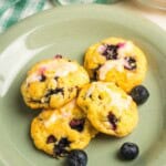 A plate of the finished fruity treat.