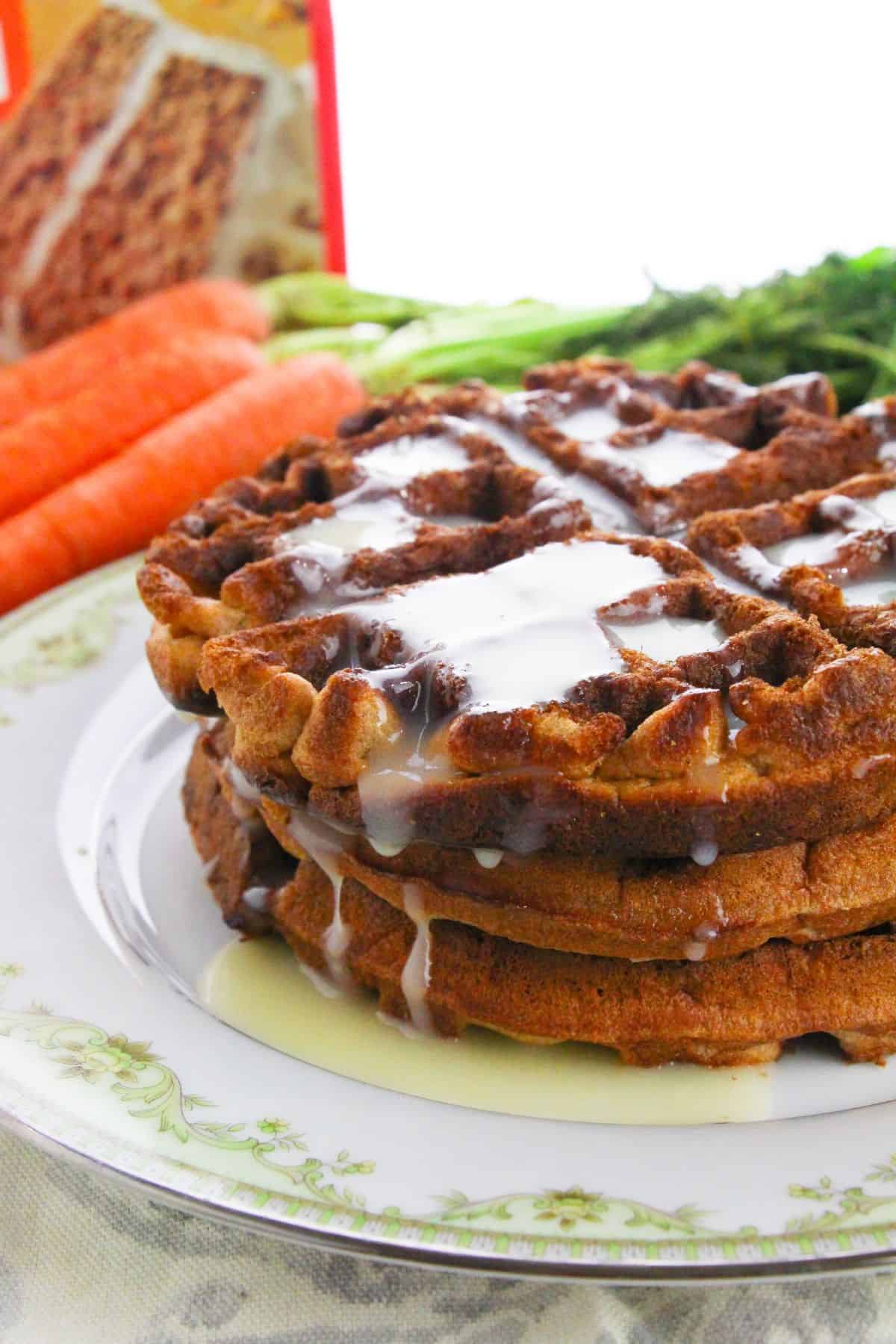 Carrot Cake Waffles
