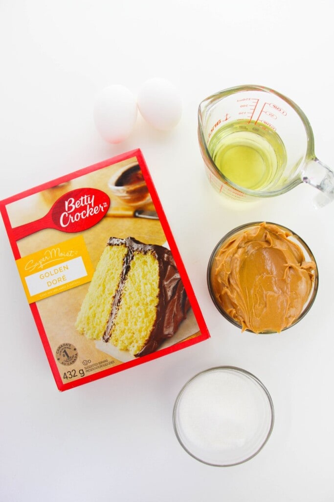 The ingredients for the batter.