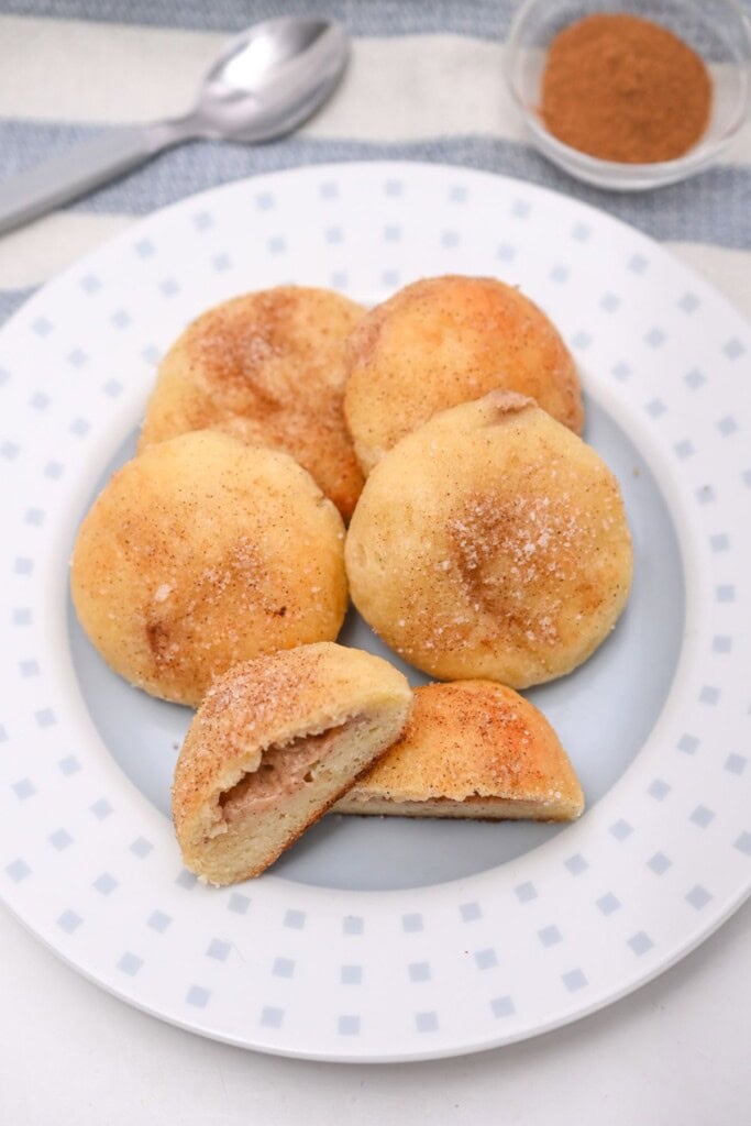 A top shot of the finished biscuits.
